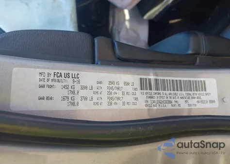 2017 Jeep Grand Cherokee Laredo 4X2 from USA, damaged, VIN 1C4RJEAG2HC663884